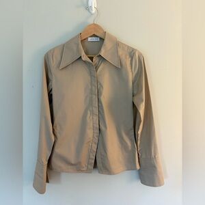 Anine Bing Women’s Tan Blouse